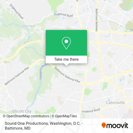 Sound One Productions map