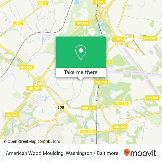 American Wood Moulding, 7458 New Ridge Rd map