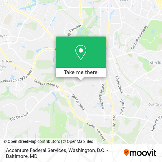 Accenture Federal Services map