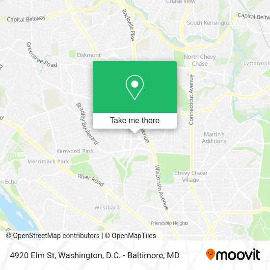 Mapa de 4920 Elm St