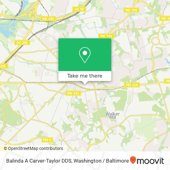 Balinda A Carver-Taylor DDS, 81 Yost Pl map