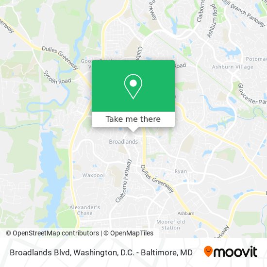 Mapa de Broadlands Blvd