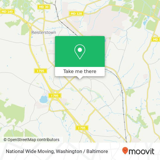 National Wide Moving, 200 Cork Ln map