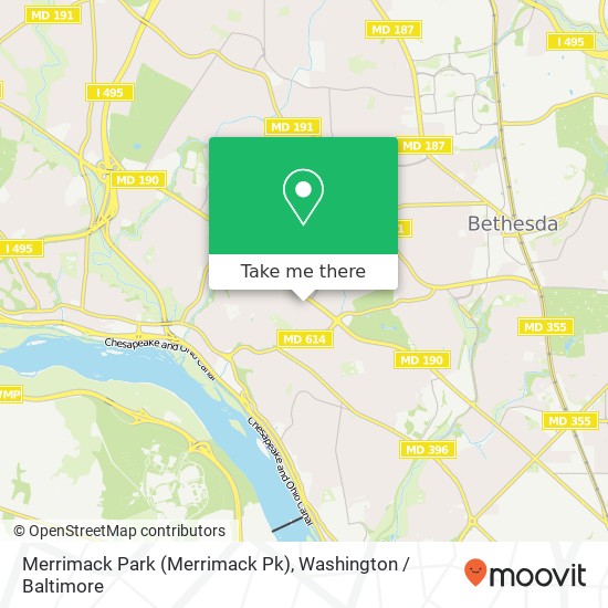 Merrimack Park (Merrimack Pk) map