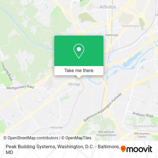 Peak Building Systems map