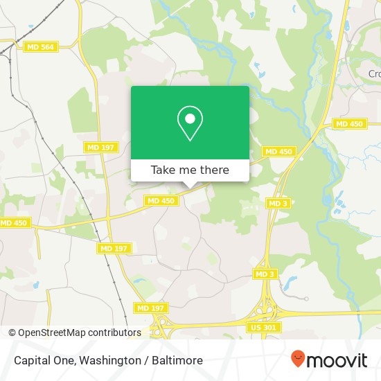 Mapa de Capital One, 15460 Annapolis Rd