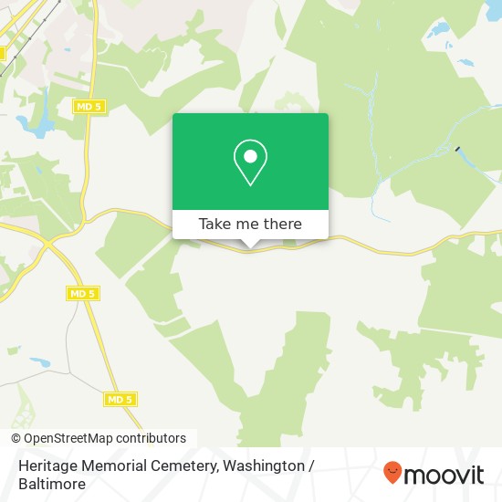 Mapa de Heritage Memorial Cemetery