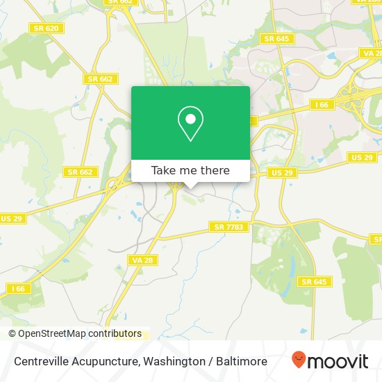 Mapa de Centreville Acupuncture, 13880 Braddock Rd