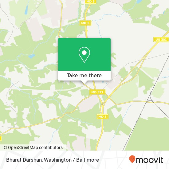 Mapa de Bharat Darshan, 13504 Brandywine Rd