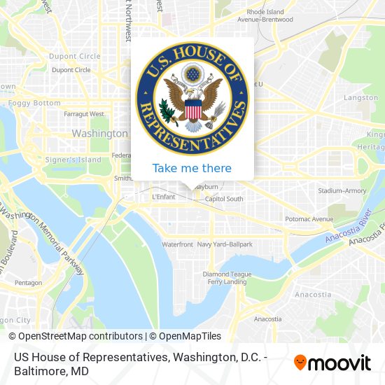 Mapa de US House of Representatives