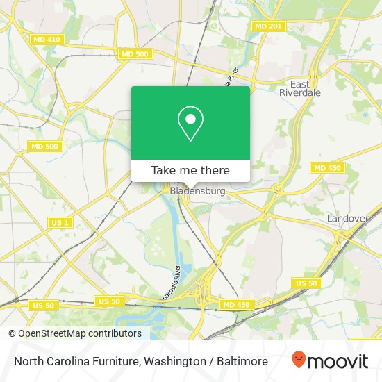 Mapa de North Carolina Furniture, 4813 Annapolis Rd