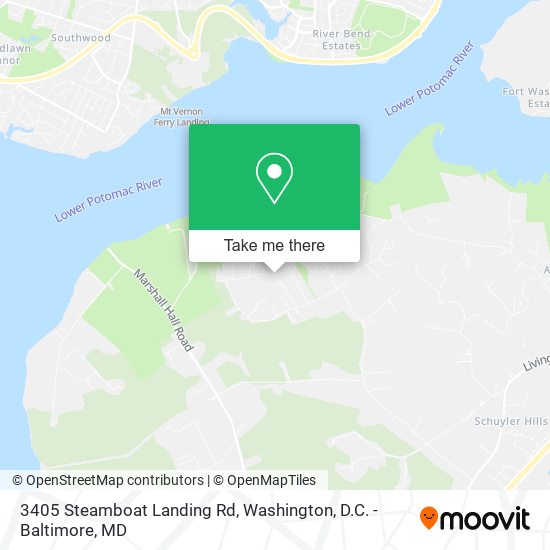 3405 Steamboat Landing Rd, Accokeek, MD 20607 map