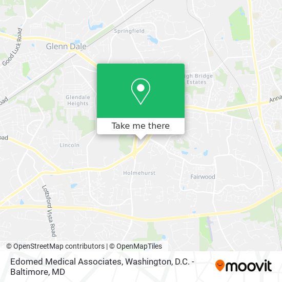 Edomed Medical Associates map