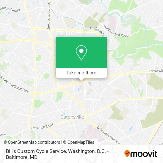 Bill's Custom Cycle Service map