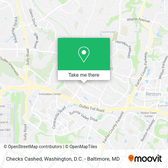 Checks Cashed map