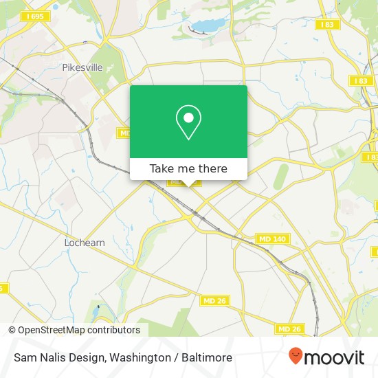 Sam Nalis Design, 5900 Reisterstown Rd map