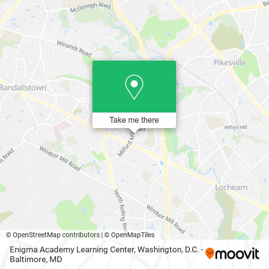 Mapa de Enigma Academy Learning Center