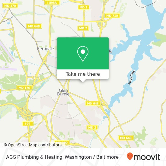 Mapa de AGS Plumbing & Heating, 617 New Jersey Ave NE