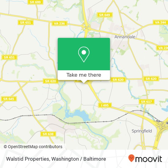 Mapa de Walstid Properties, 5255 Port Royal Rd