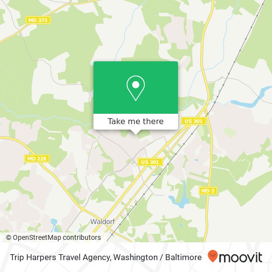 Mapa de Trip Harpers Travel Agency