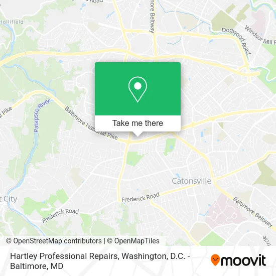 Mapa de Hartley Professional Repairs