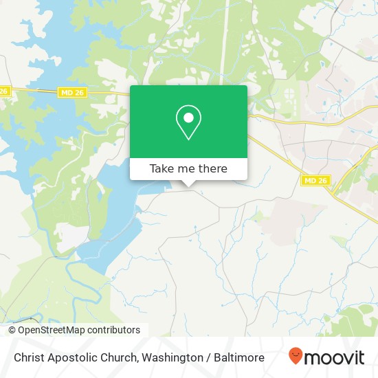 Christ Apostolic Church, 10712 Marriottsville Rd map