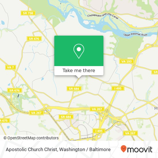 Mapa de Apostolic Church Christ, 1121 Spring Hill Rd