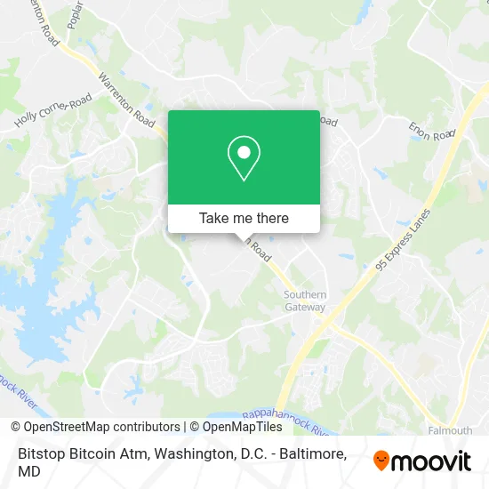 Bitstop Bitcoin Atm map