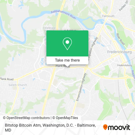 Bitstop Bitcoin Atm map