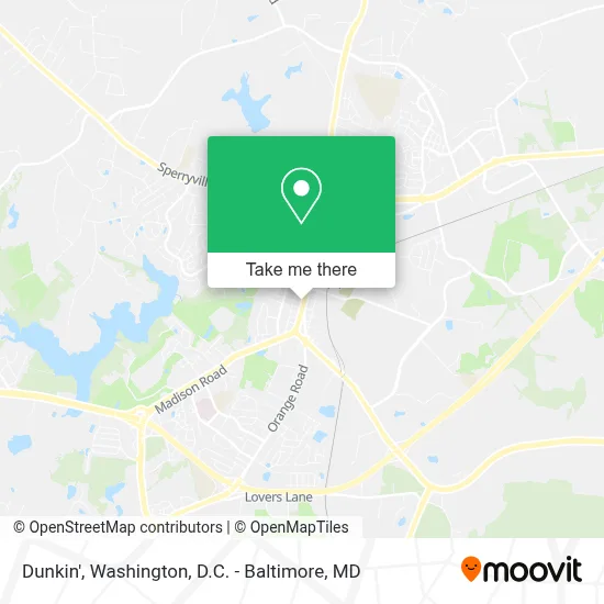 Dunkin' map