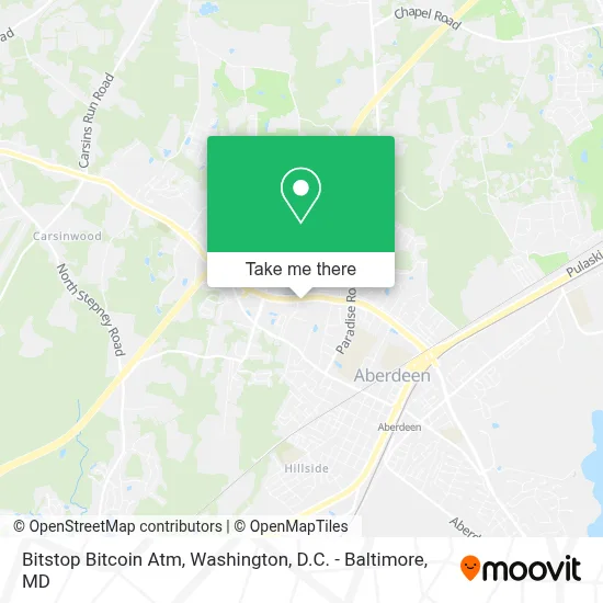 Bitstop Bitcoin Atm map