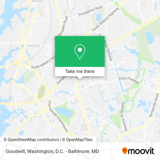 Goodwill map
