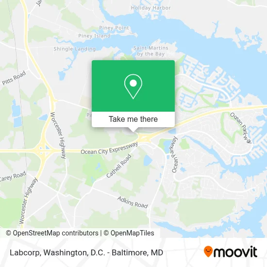 Labcorp map