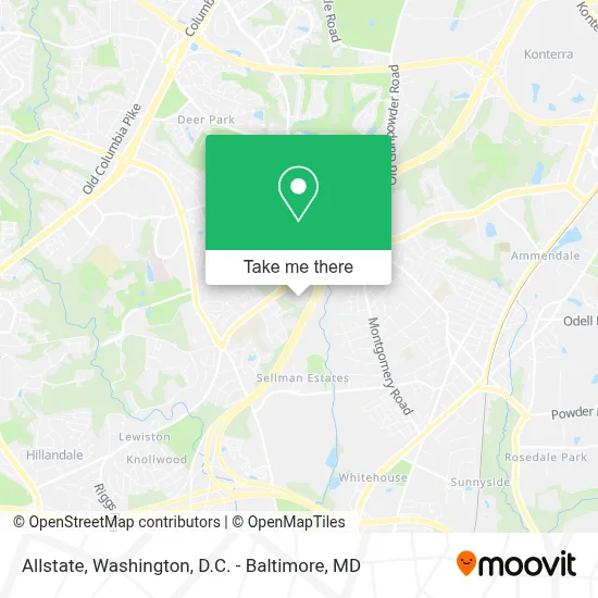 Allstate map