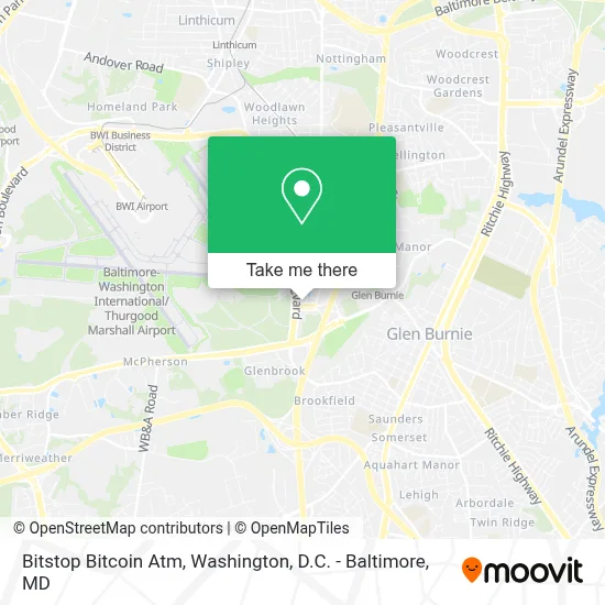 Bitstop Bitcoin Atm map