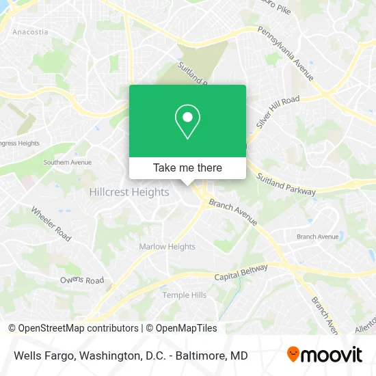 Wells Fargo map
