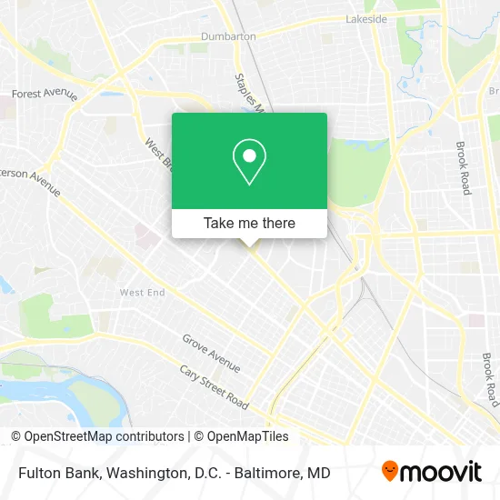 Fulton Bank map