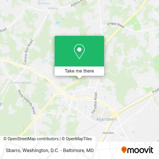 Sbarro map