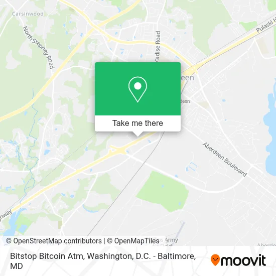 Bitstop Bitcoin Atm map