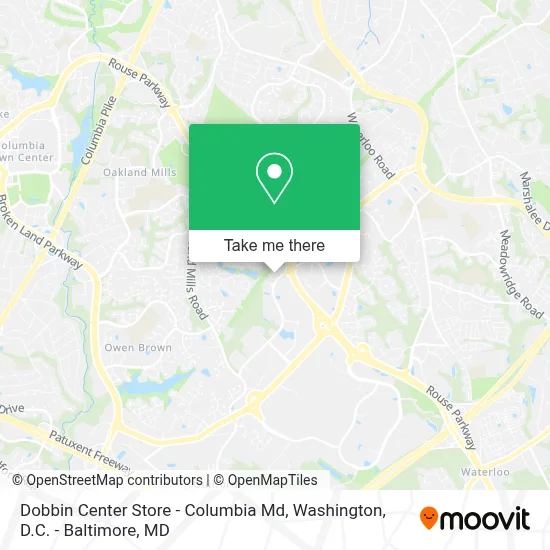 Dobbin Center Store - Columbia Md map