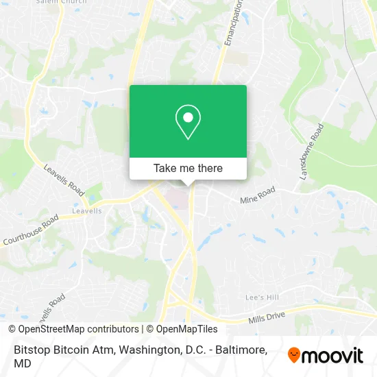 Bitstop Bitcoin Atm map