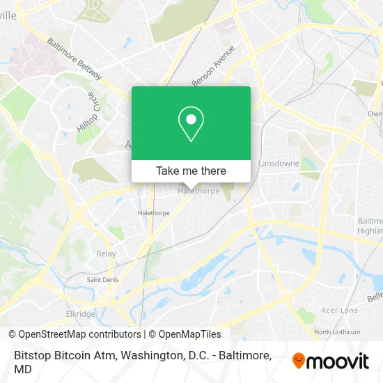Bitstop Bitcoin Atm map