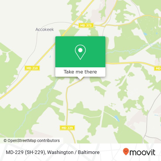 MD-229 (SH-229), Waldorf, <B>MD< / B> 20603 map