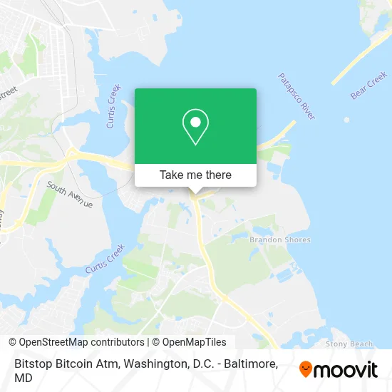 Bitstop Bitcoin Atm map
