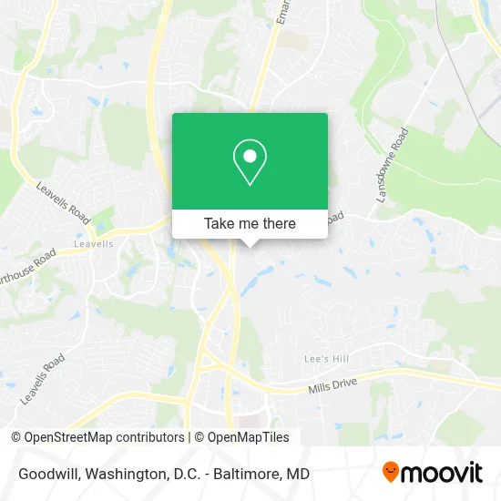 Goodwill map