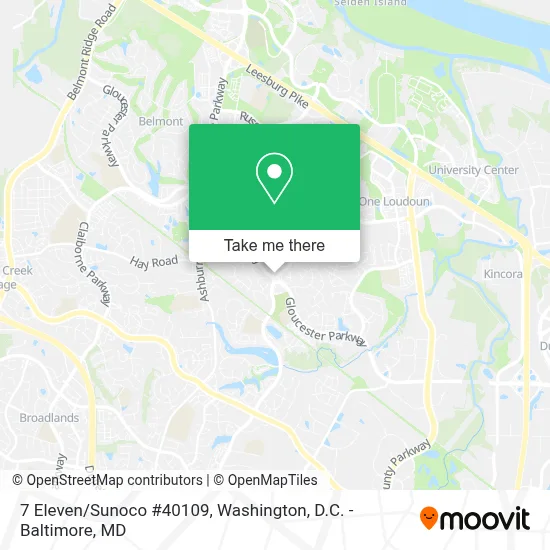 7 Eleven/Sunoco #40109 map
