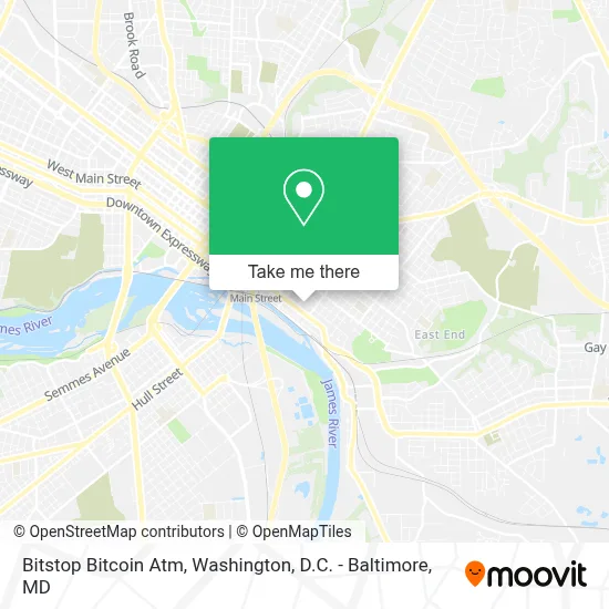 Bitstop Bitcoin Atm map