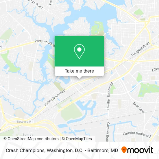 Crash Champions map