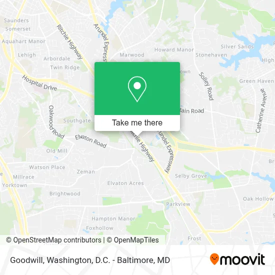 Goodwill map