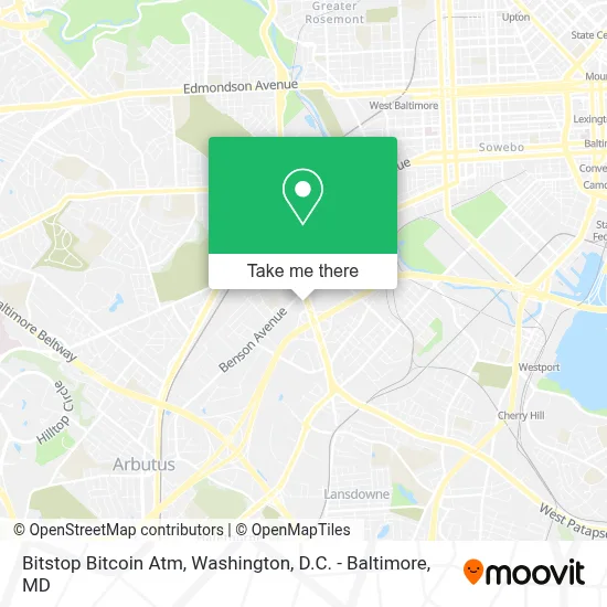 Bitstop Bitcoin Atm map